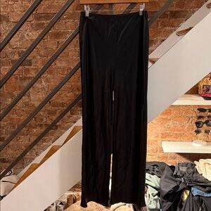 Reformation Black Straight Leg Pants